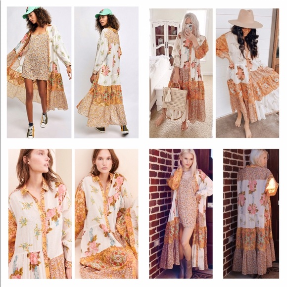 Free People Days Of Ditzies Maxi Dress. NWT. - Picture 2 of 14